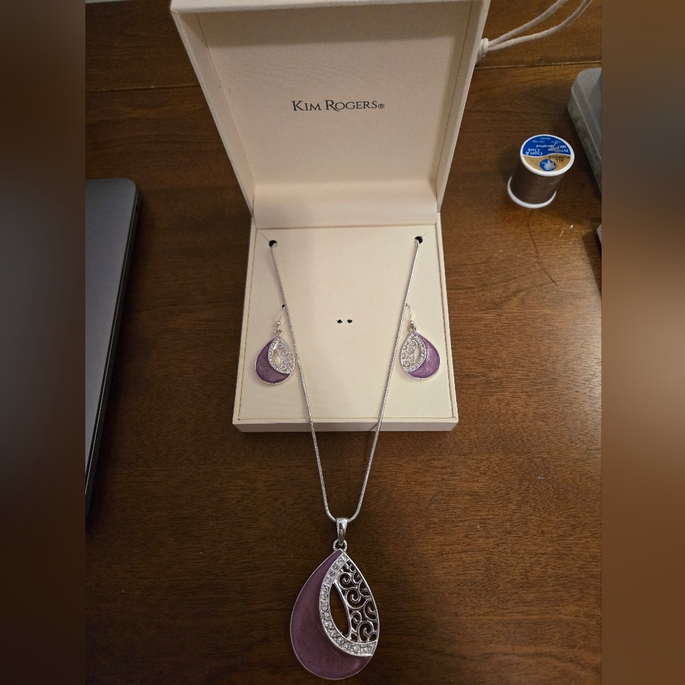 Kim Rogers Necklace And Earring Set